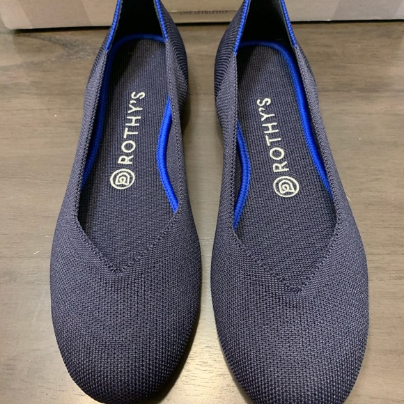 Rothy's Shoes - Rothy’s Maritime Navy Flats, Size 8.5